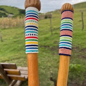 Induki - traditional Xhosa stick on rural backdrop - made with passion by Homba Crafts